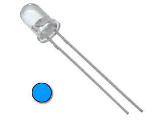 (Waterclear) 5mm LED - Blue - Click Image to Close
