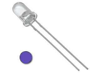(Waterclear) 5mm LED - UV - Click Image to Close