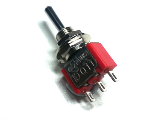 SPDT (On-On) Miniature Toggle Switch - Click Image to Close