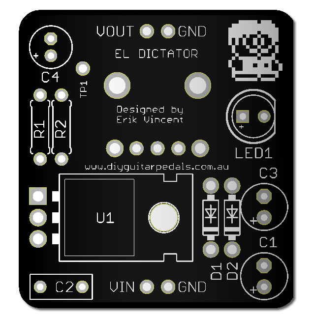 **New** El Dictator - Simple Low Noise DIY Pedal Power Supply