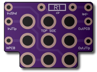 Compact 3PDT Wiring PCB