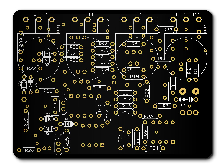 chainsaw distortion pedal